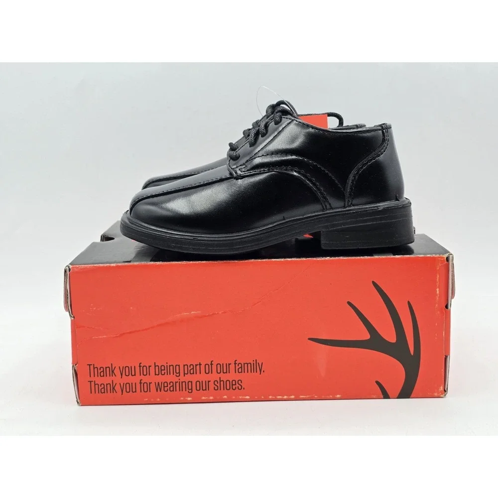Deer Stags Boy's Ace Oxford Gabe Dress shoes Loafers,‎ Black, 7.5 M Toddler